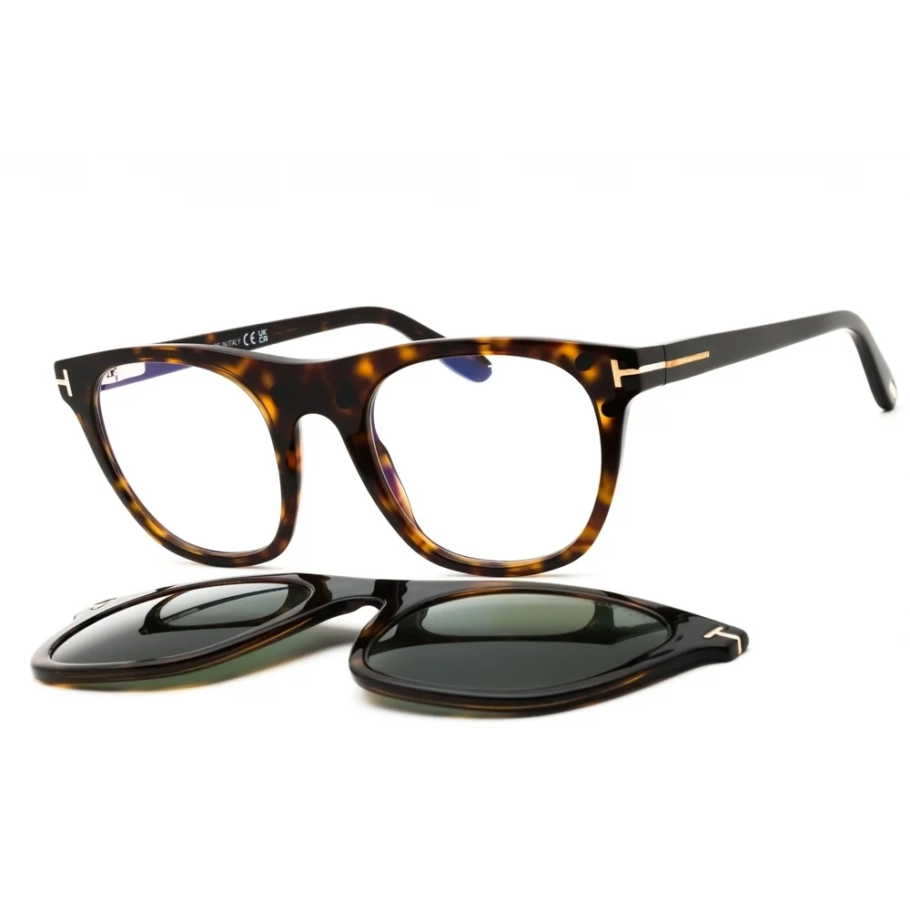 Tom Ford FT5895B Eyeglasses Havana Acetate Square